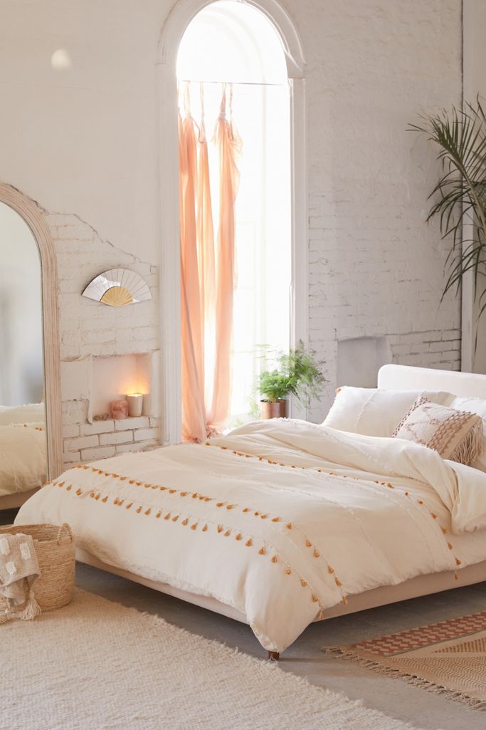 Cassandra Fringed Tassel Duvet Cover Urban Outfitters