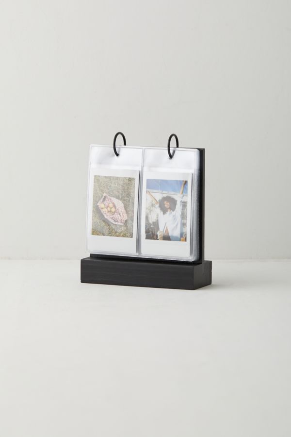 Slide View: 3: Tabletop Wood Flip INSTAX MINI Picture Frame