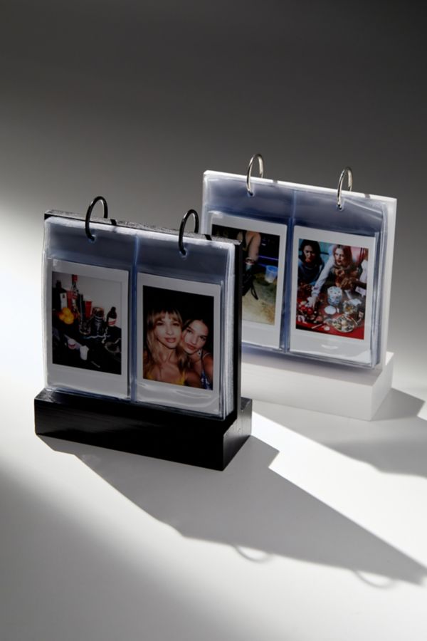 Slide View: 4: Tabletop Wood Flip INSTAX MINI Picture Frame