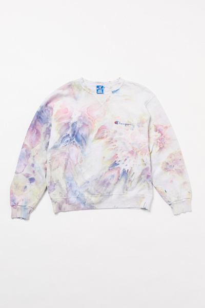 distressed tie dye sweatshirt