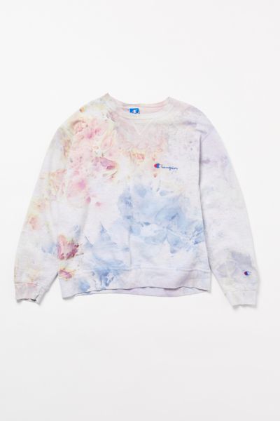 champion tie dye crewneck