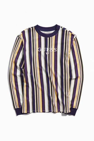 guess uo exclusive rexford striped tee
