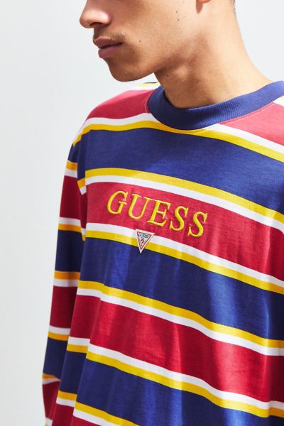 guess kenmore striped long sleeve