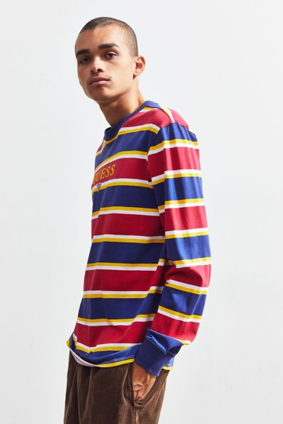 guess kenmore striped long sleeve