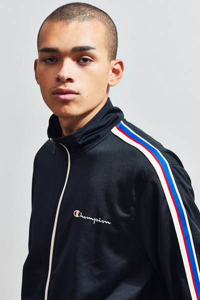champion side stripe track jacket