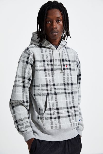 champion plaid sweatshirt