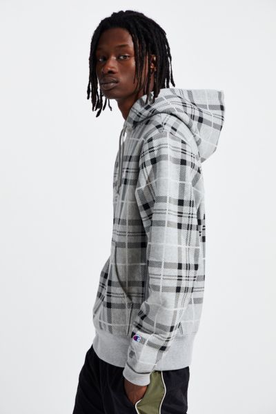 checkered champion sweater