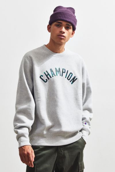 champion uo exclusive plaid reverse weave hoodie sweatshirt