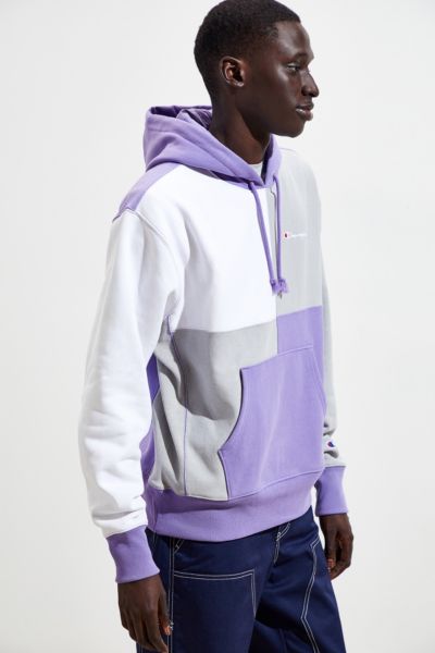 champion uo exclusive colorblock hoodie