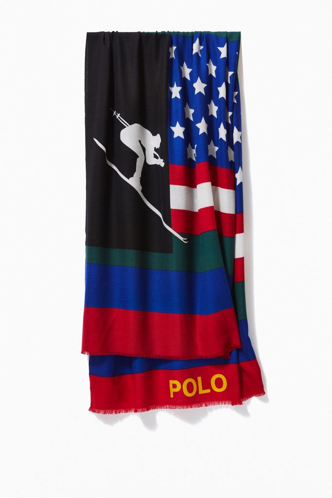 Polo Ralph Lauren Downhill Skier Scarf Urban Outfitters