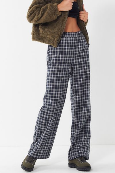 urban outfitters red plaid pants