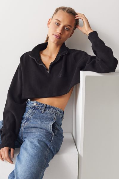 zip crop jumper