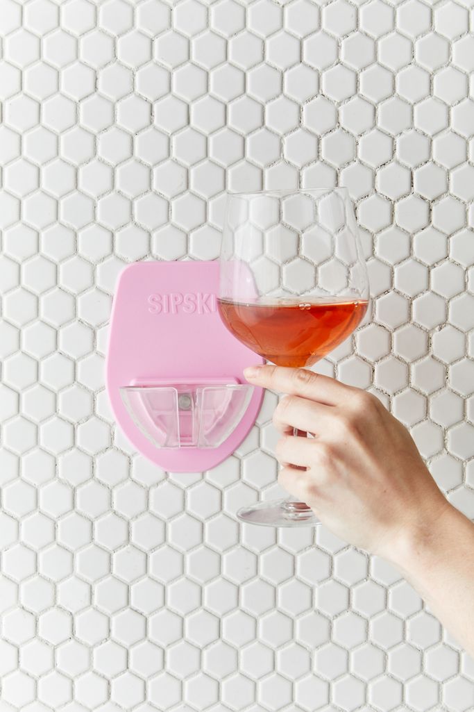 Sipski Shower Wine Glass Holder Urban Outfitters