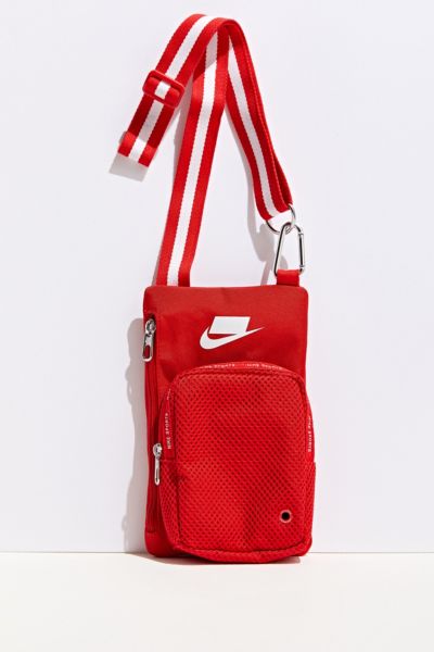 red nike crossbody bag