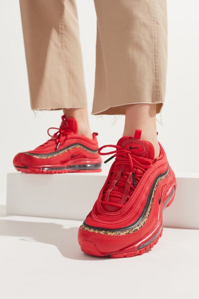 red air max 97 with cheetah