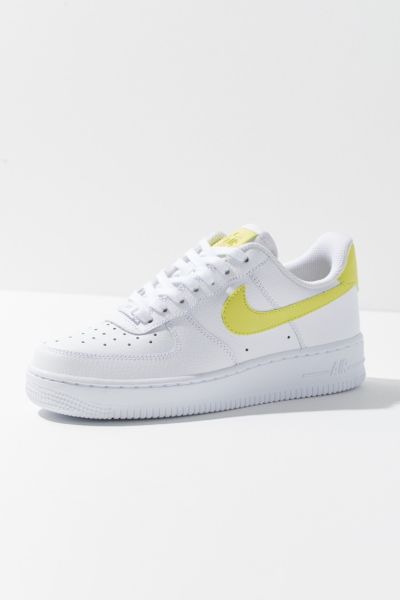 nike air force 1 white with color swoosh