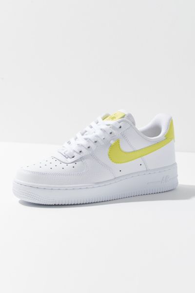 white air force 1 with colored swoosh