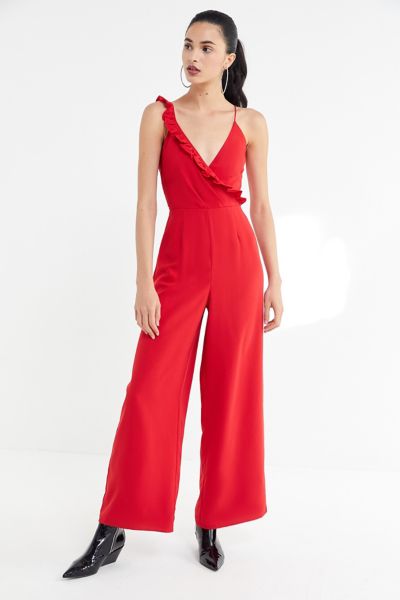 Keepsake Forget You Ruffle Surplice Jumpsuit | Urban Outfitters
