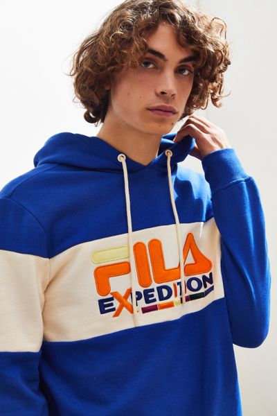 fila expedition colorblock hoodie sweatshirt