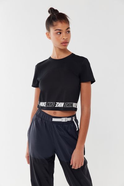 nike mesh crop top