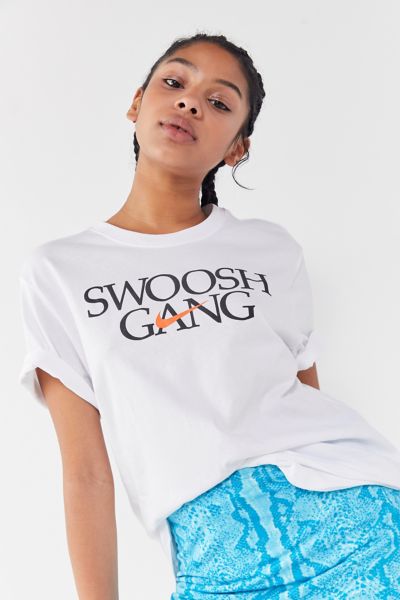 nike swoosh gang tee