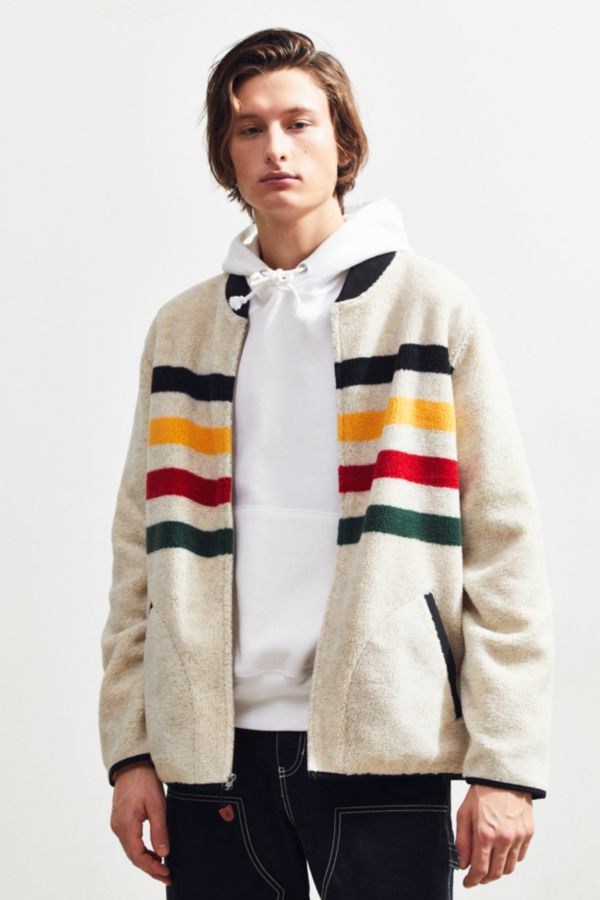 Pendleton Glacier Stripe Sherpa Jacket Urban Outfitters