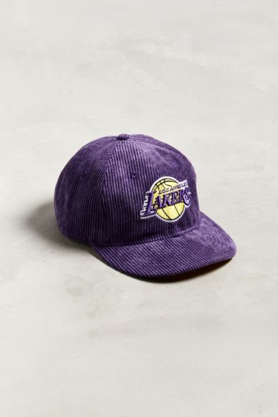 retro lakers hat