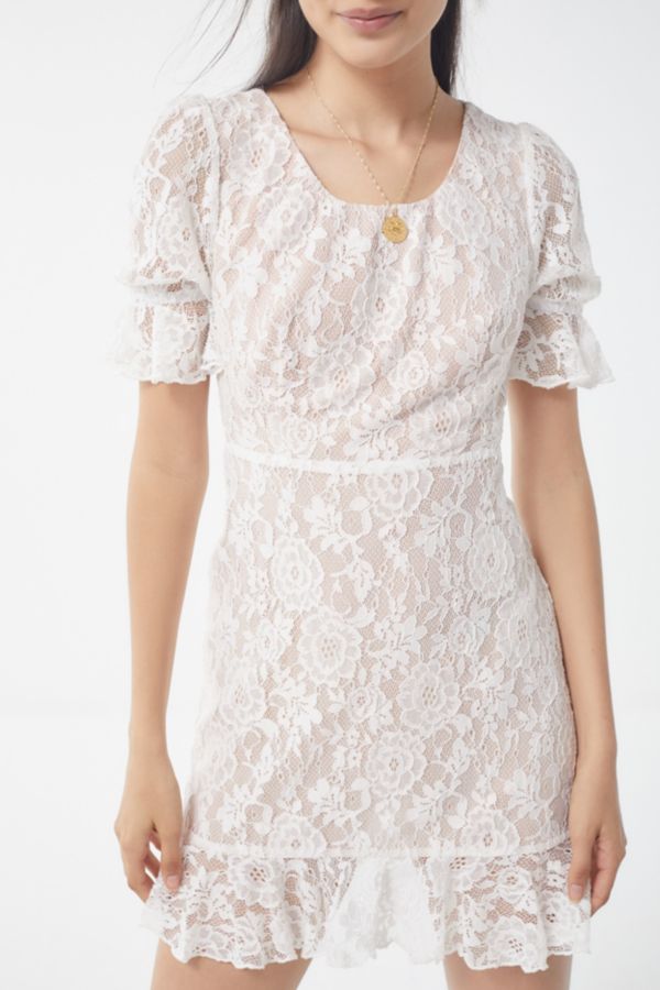 Lioness Lace Babydoll Mini Dress | Urban Outfitters