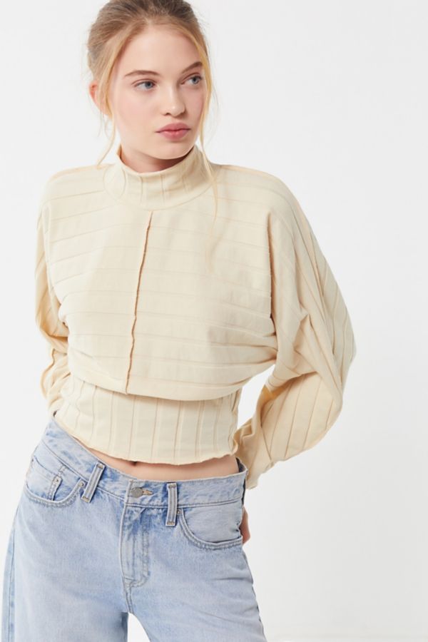 UO Jhene Turtleneck Cropped Top | Urban Outfitters