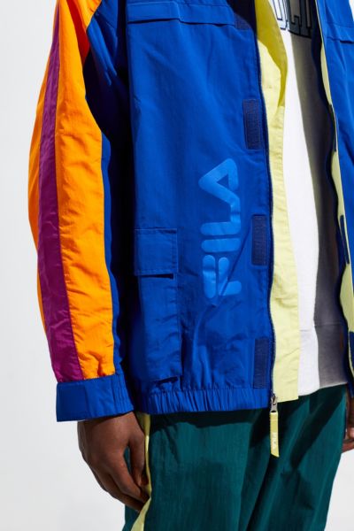 fila uo exclusive chavis colorblock sherpa jacket