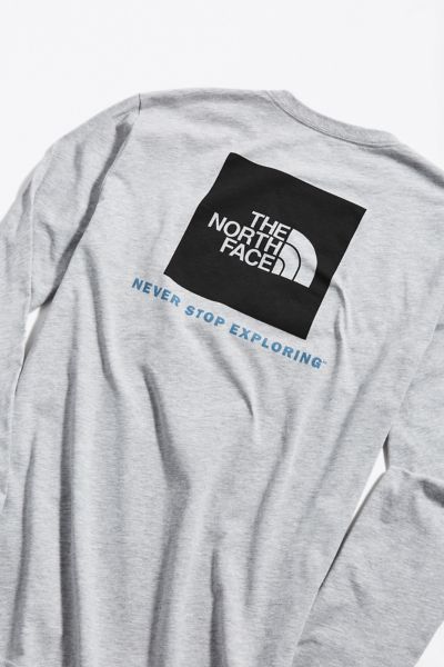 The North Face Box Logo Long Sleeve Tee 