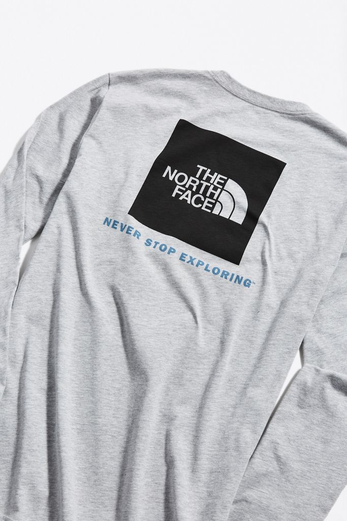 The North Face Box Logo Long Sleeve Tee | Urban Outfitters