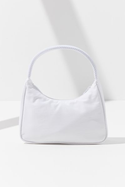 white baguette bag