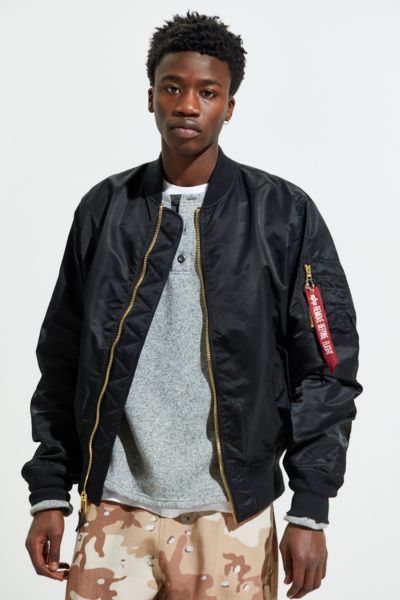 alpha industries hooded flight jacket