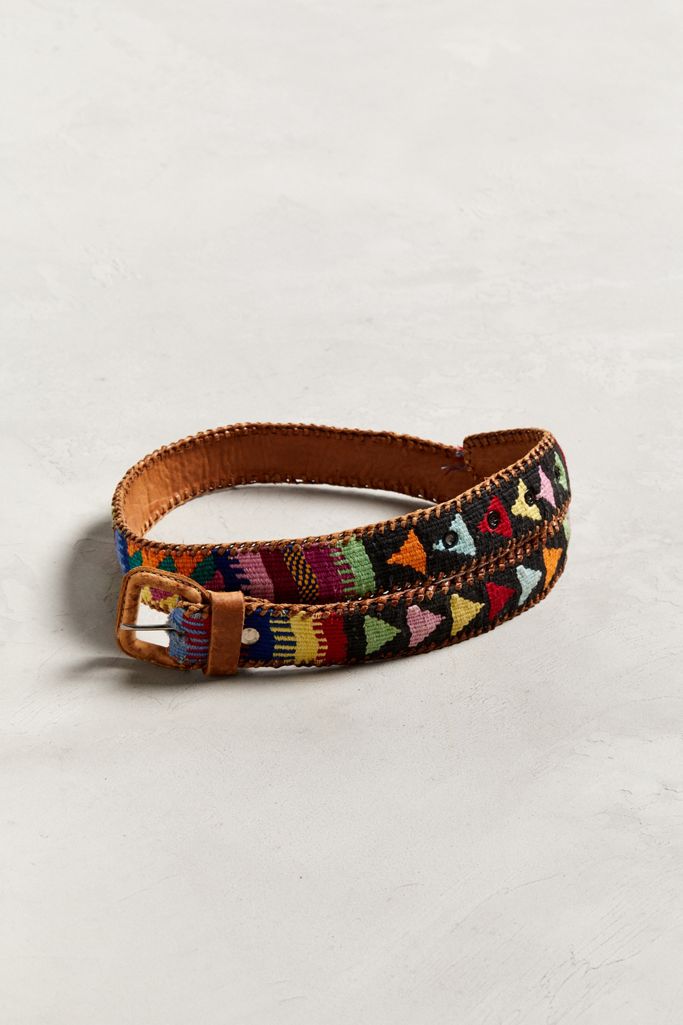 Vintage Embroidered Western Belt Urban Outfitters