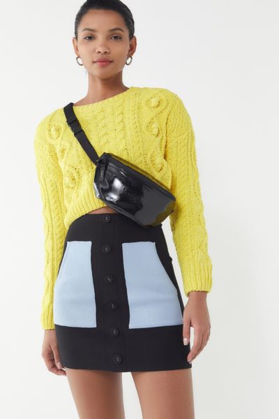 UO Simi Button-Front Sweater Mini Skirt | Urban Outfitters