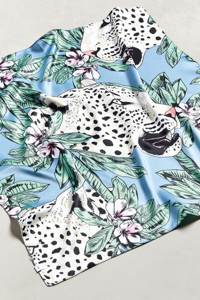 Floral Leopard Bandana Urban Outfitters