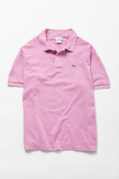 lilac lacoste polo shirt