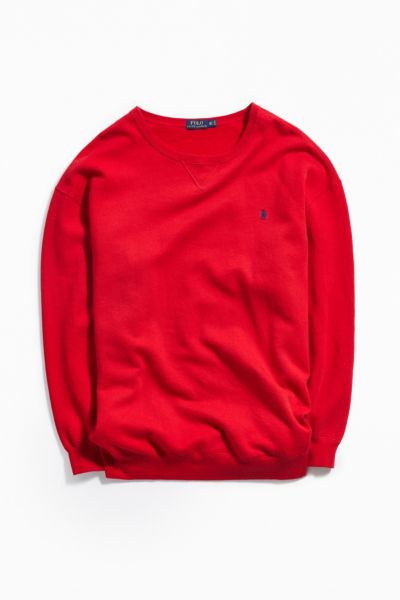 polo ralph lauren red sweatshirt