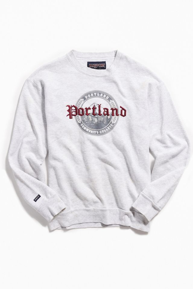 Vintage JanSport Portland Community College Pullover Sweatshirt | Urban ...