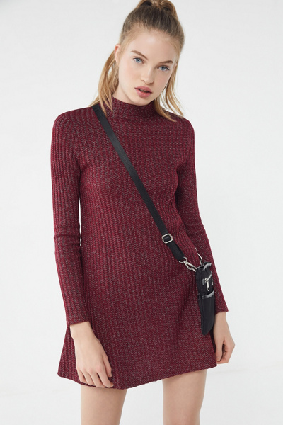 sparkly sweater dress