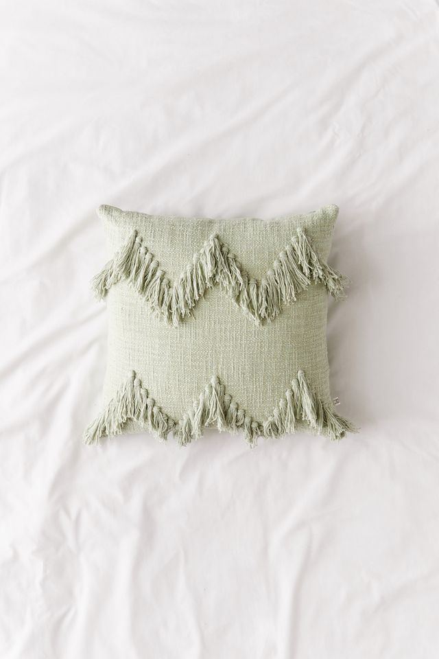 Sadie Fringe Throw Pillow Urban Outfitters