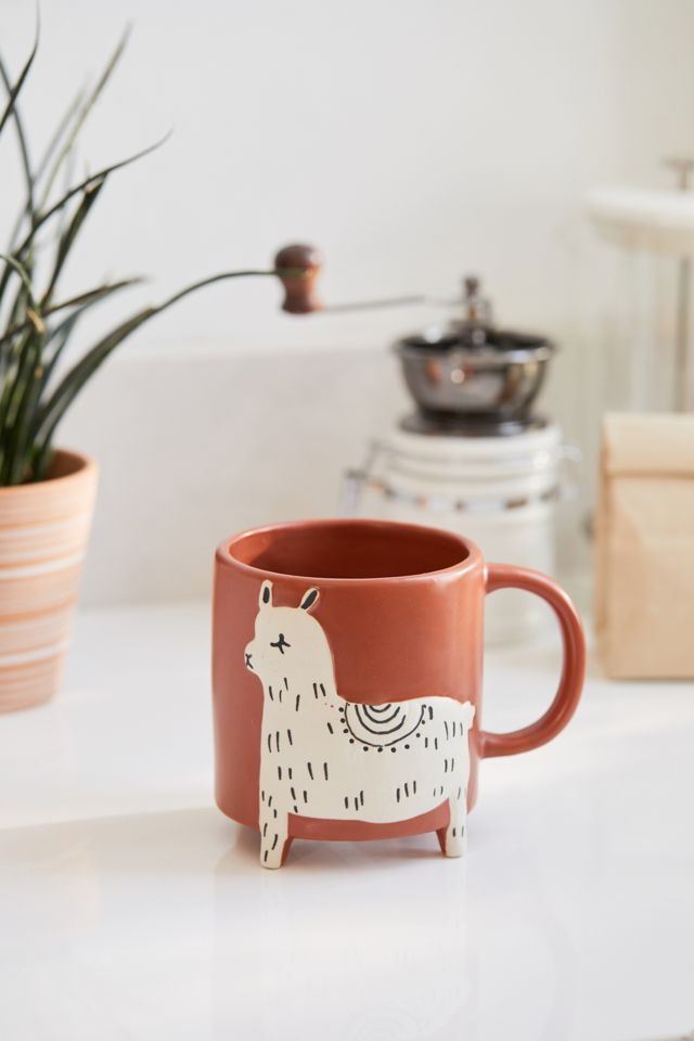 Llama Ceramic Mug Urban Outfitters