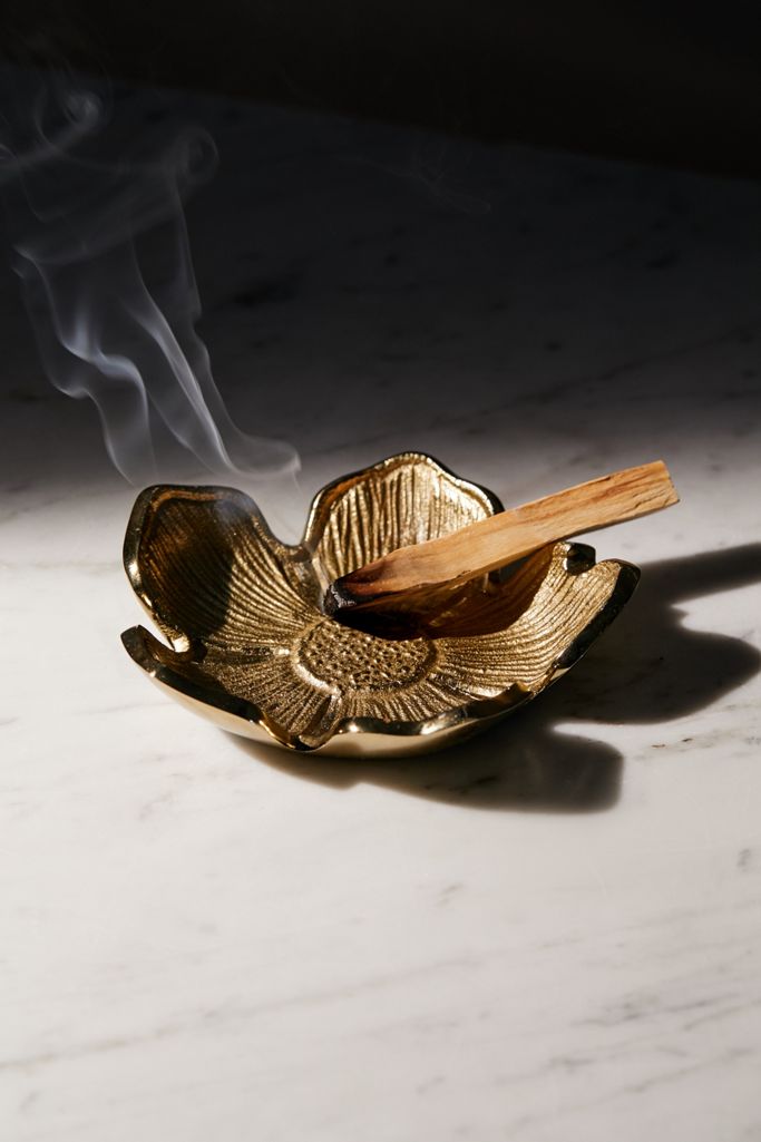 Gilded Flower Ashtray Urban Outfitters