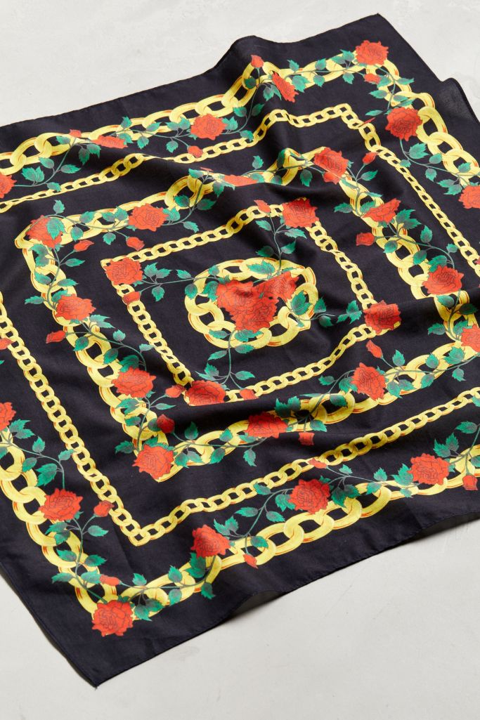 Chained Rose Bandana Urban Outfitters