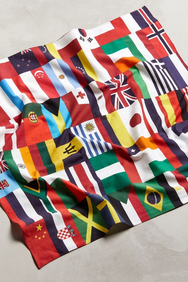 International Flags Bandana | Urban Outfitters