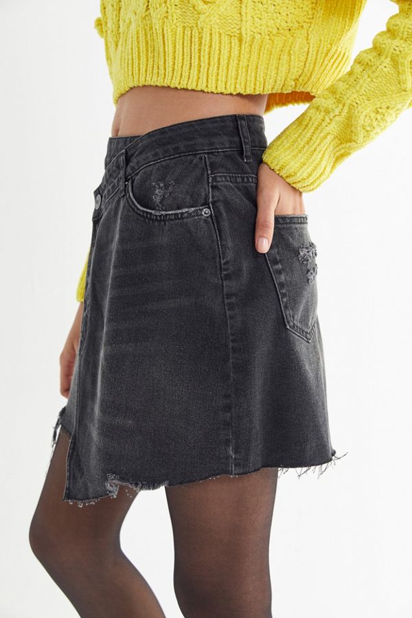 BDG Denim Mini Wrap Skirt | Urban Outfitters