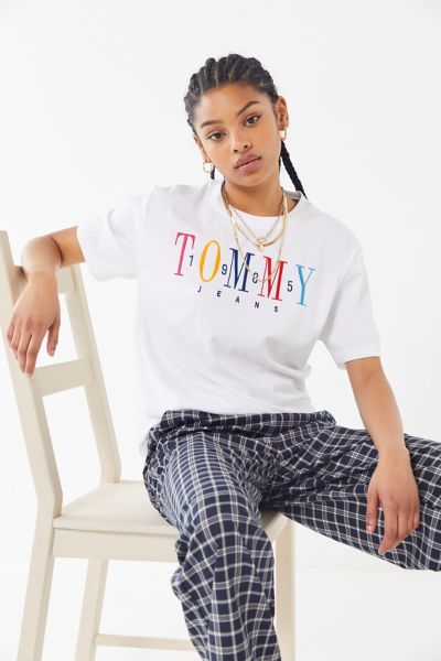 tommy jeans logo tee