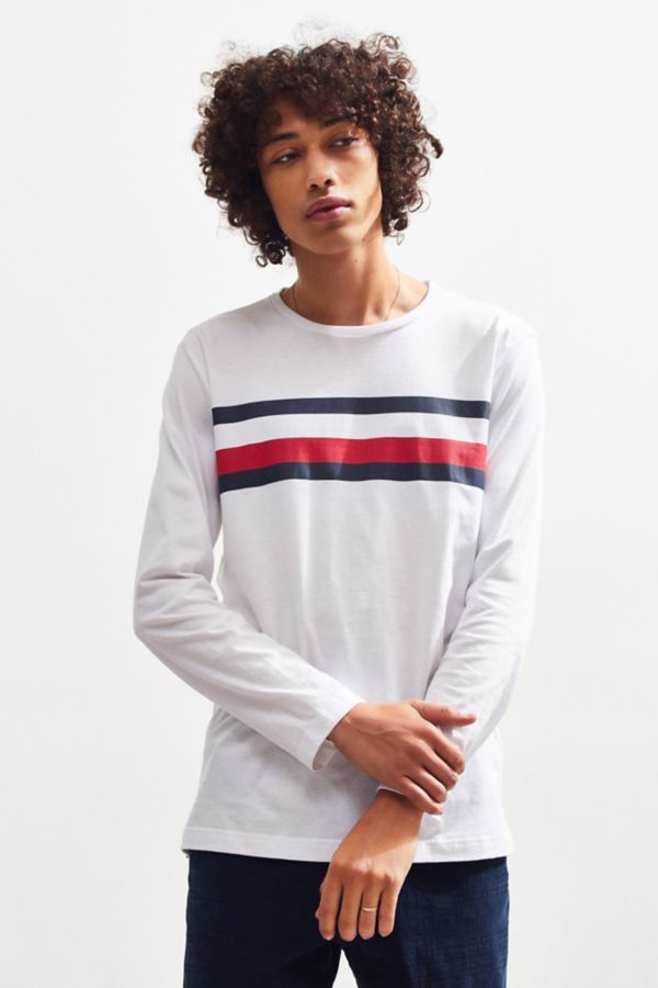 Tommy Hilfiger Colorblock Long Sleeve Tee | Urban Outfitters