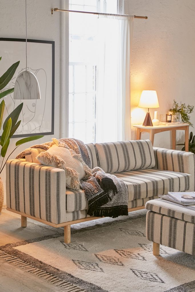 Quinn Striped Sofa Urban Outfitters